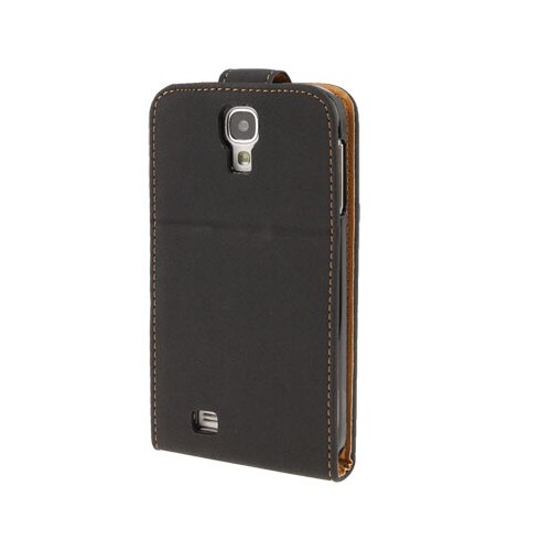 Husa protectie SKY ARGOS pentru SAMSUNG GALAXY S4 (i 9500), Flip vertical, Inchidere magnetica, Stand - Negru
