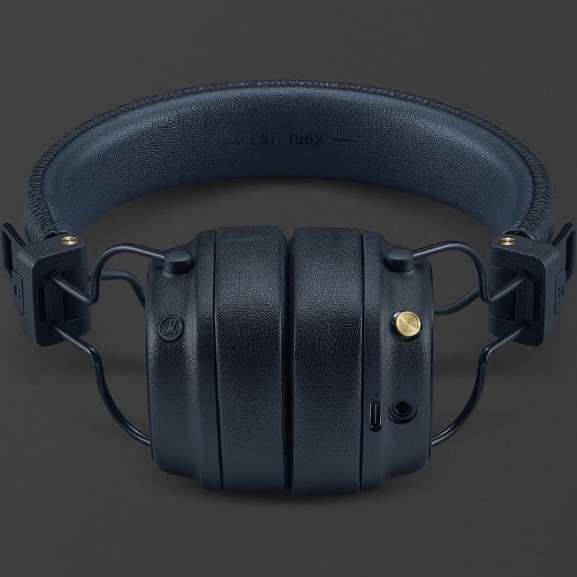 Casti On-Ear Marshall Major V, Wireless, Bluetooth, Autonomie 100