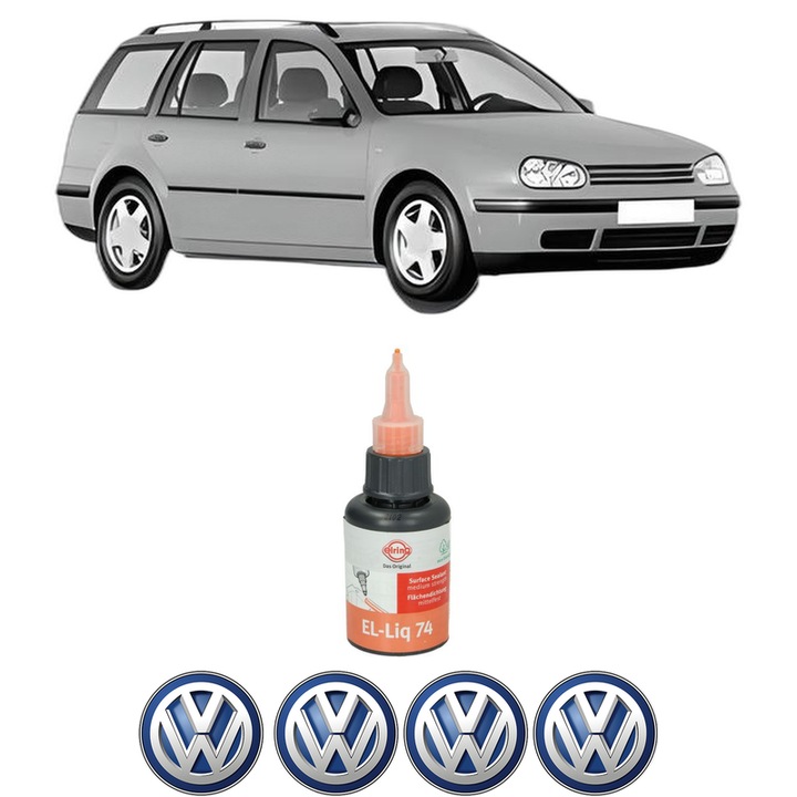 Set garnitura chiuloasa capac culbutori Volkswagen GOLF IV Variant (1J5) 1.4 16V din 1999-2006 KW 55 CP 75 CMC 1390, Auto, Elring, 4x Stikere auto cu Volkswagen