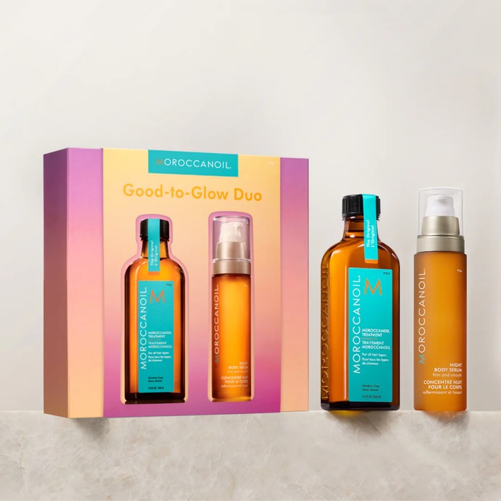 Set de par si corp Moroccanoil Good To Glow Duo Original 100ml+50ml