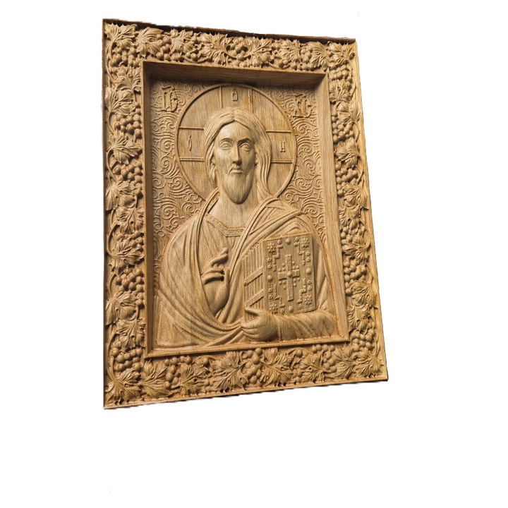 faragott jézus krisztus ikon