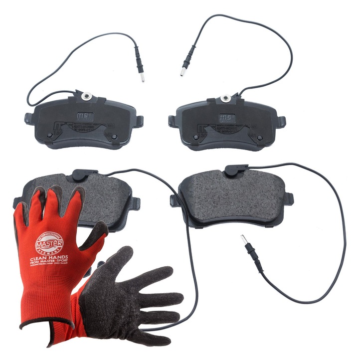 Fékbetétek, Master Sport Germany, 131x67,4mm, Peugeot 407-hez