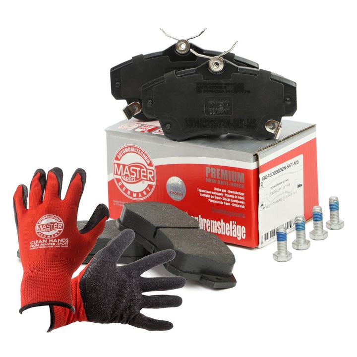 Fékbetétek, Master Sport Germany, 20,1mm, 124x64,7mm