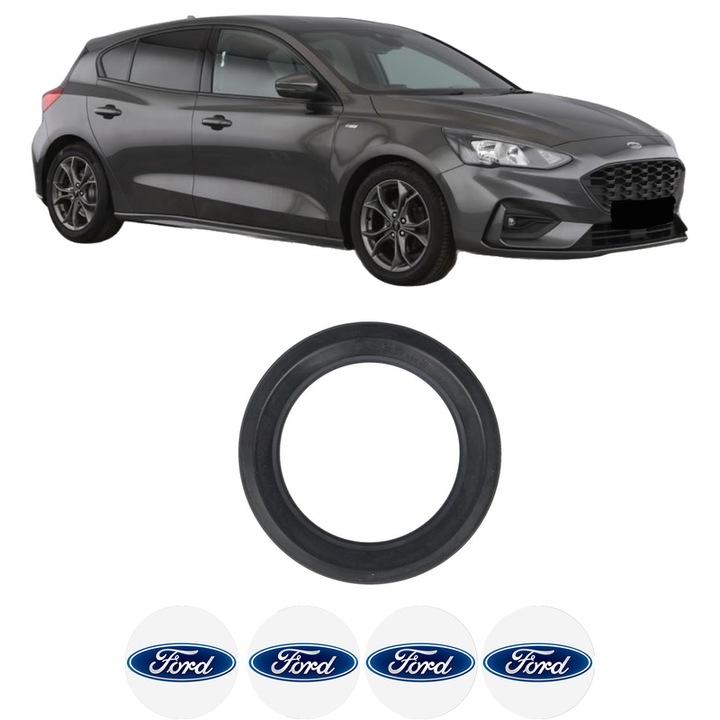 Set garnitura chiuloasa capac culbutori FORD FOCUS IV (HN) 1.5 Ti-VCT din 2018 KW 90 CP 123 CMC 1496, Auto, Elring, 4x Stikere auto cu FORD
