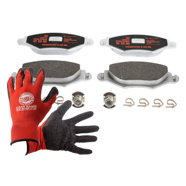 Master-Sport fékbetétek, kerámia, 131x47,6mm, többszínű, 2 darab