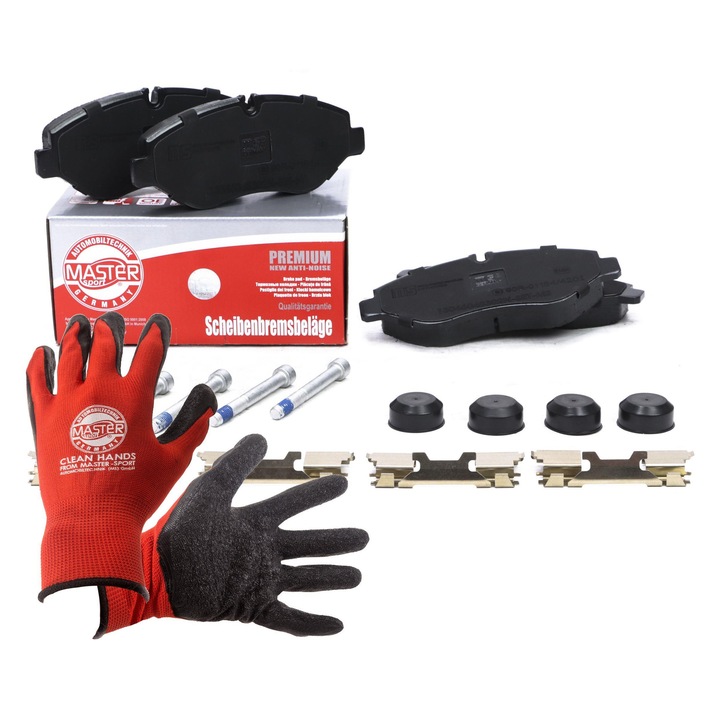 Fékbetétek Master-Sport 13046048302N, 20,7mm vastagság, 163x67mm, többszínű, 2,34kg