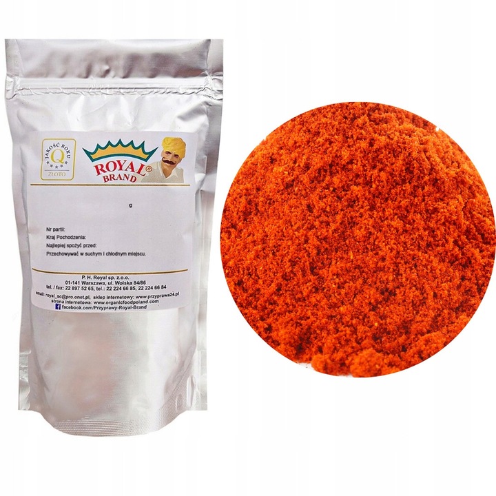 Ardei iute macinat Royal Brand Piri Piri 100g, picant, ideal pentru sosuri si mancaruri la gratar