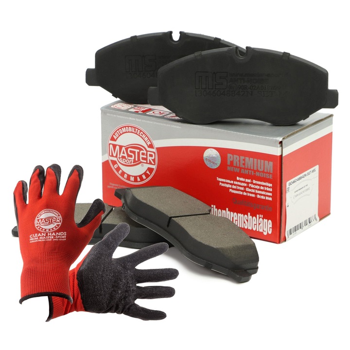 Fékbetét készlet Master-Sport, 184x75,7mm, 20,7mm vastagság, többszínű