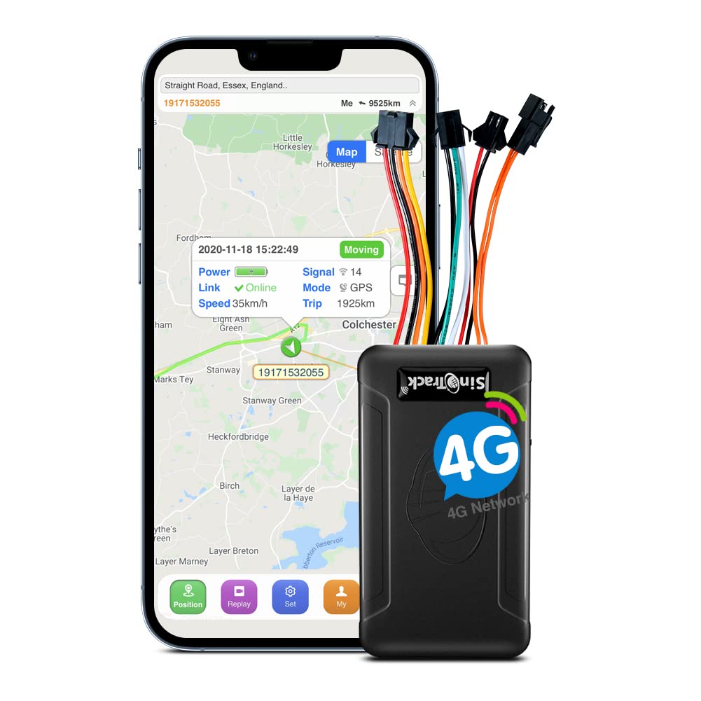 GPS Tracker Sinotrack St-906L 4G, monitorizare locatie, pentru masina ...