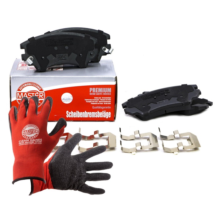 Fékbetét készlet, Master-Sport, 13046056122N, Kesztyű, XL