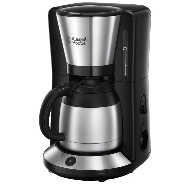Cafetiera Russell Hobbs Adventure, 1-8 cești, termos 1L, 1100W