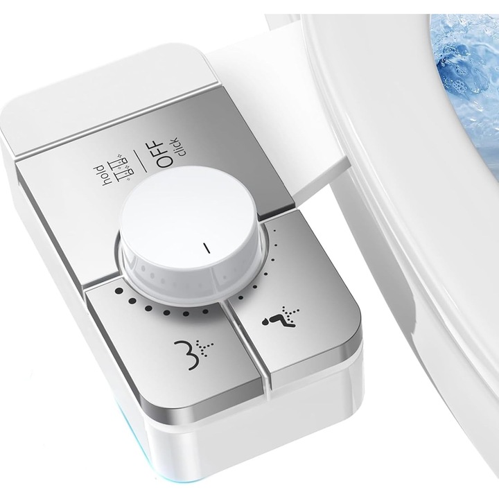 Електрически биде за тоалетна чиния, автоматично хигиенично почистване, бърз монтаж, широка съвместимост, откажете се от кърпичките, екологично чисто решение, първокласна хигиена за модерна баня, Smart Gadgets C&A, бял