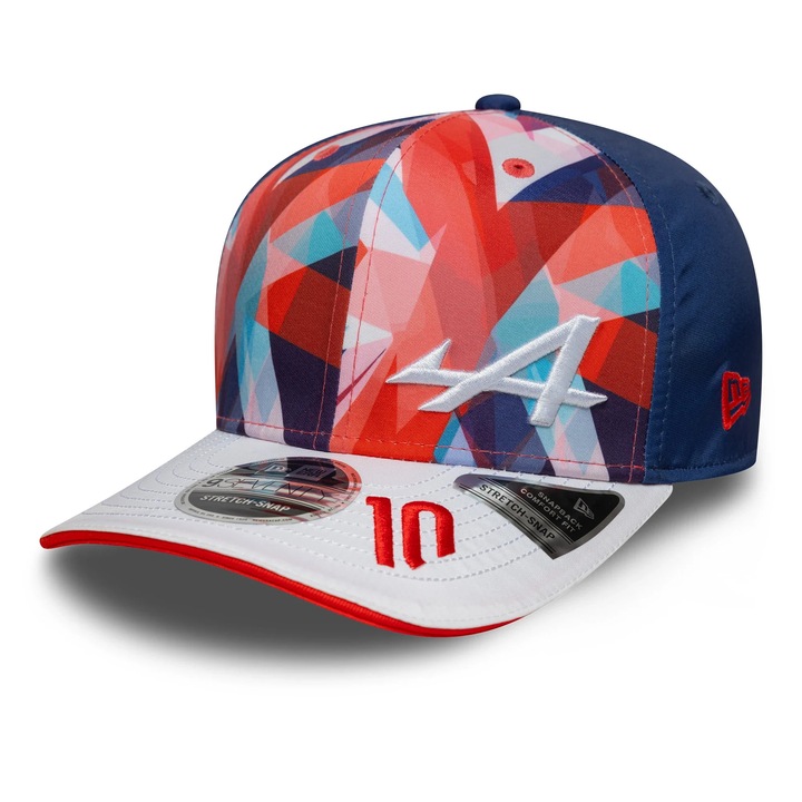 Căciulă New Era Pierre Gasly 9SEVENTY alb, ajustabilă