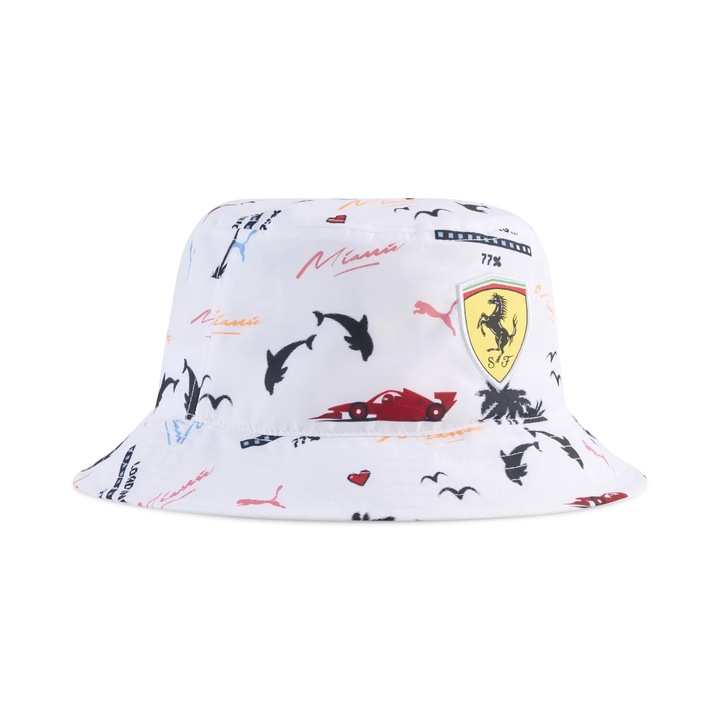 Puma Ferrari bucket sapka, különleges kiadás, prémium anyag, multicolor, állítható méret