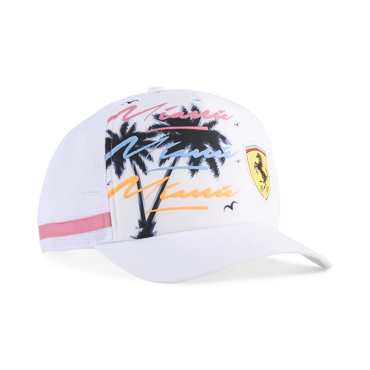 Ferrari Trucker sapka, Puma, különleges kiadás, színblokkolás, állítható méret