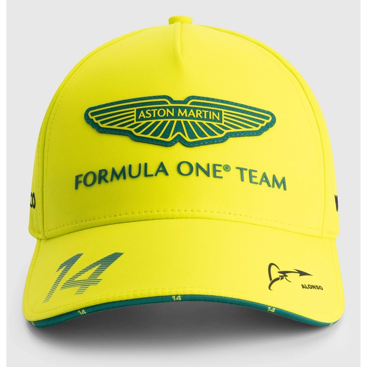 Căciulă bărbați, Stichd, Aston Martin AMF1, verde lime, ajustabil