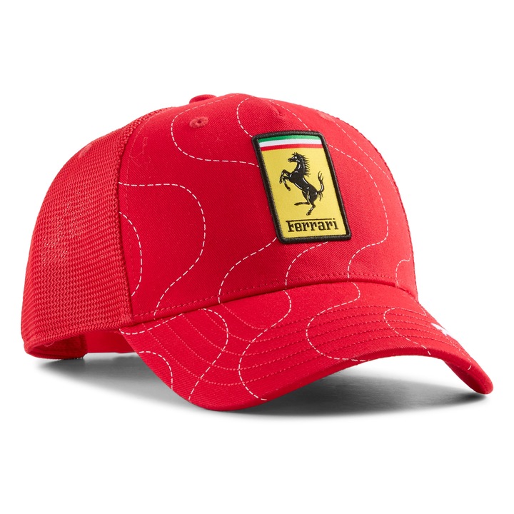 Ferrari kamionos sapka, Monza különkiadás, piros, állítható méret