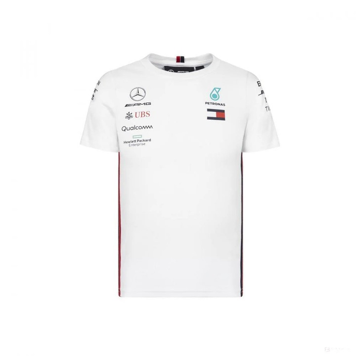 Mercedes Gyerek Polo, Stichd, 2019-es Team kollekció, fehér, 92 cm