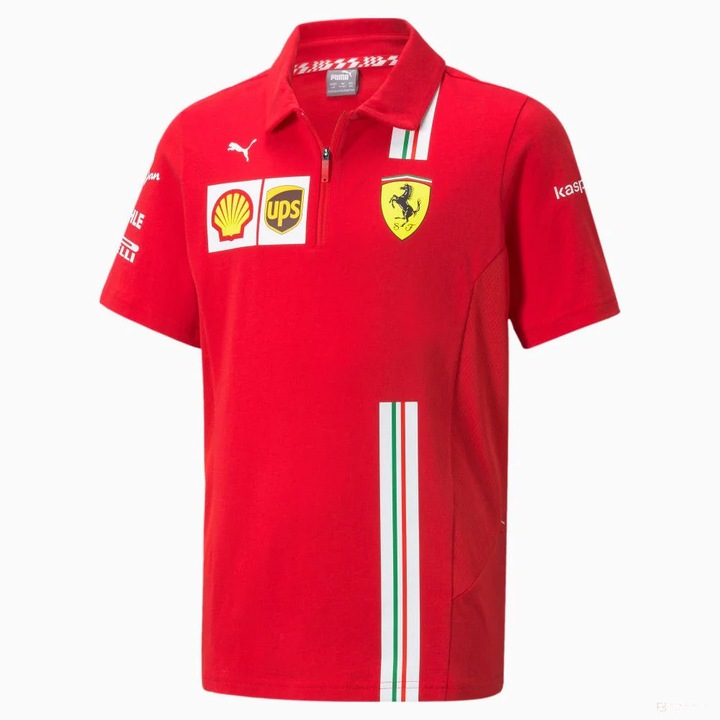 Puma Ferrari Gyerek Galleros Polo, piros, 3-4 év, 104 CM