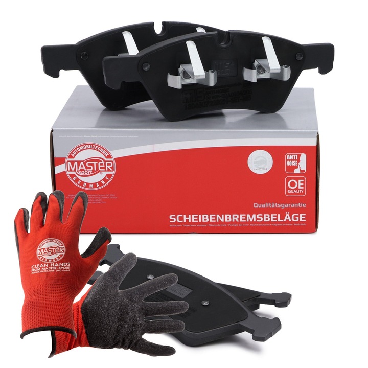 Fékbetét készlet és kesztyű, Master-Sport, 13046072202N, 193x70mm, Mercedes-Benz E-osztályhoz (W211)