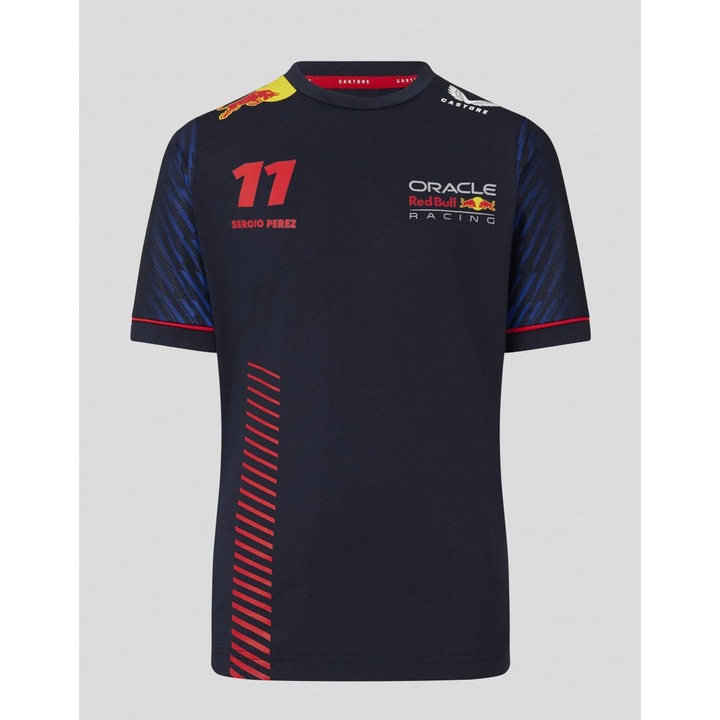 Red Bull Racing gyerek póló, Castore, Sergio Perez, kék, 152-158 cm
