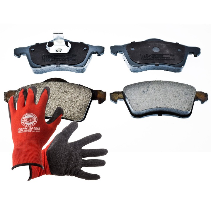 Kerékpár fékbetét és kesztyű szett, Master-Sport, 13046071022N