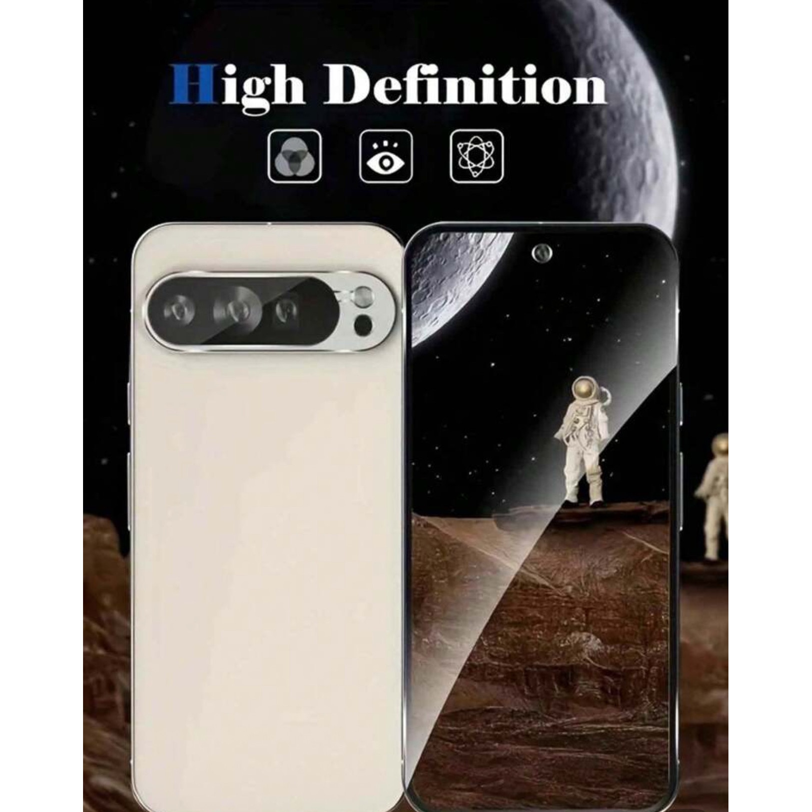 Folie de sticla securizata compatibila cu Google Pixel 10 Pro si folie protectie camera
