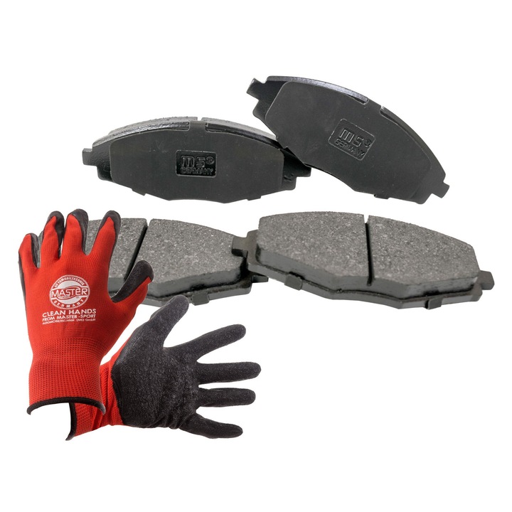 Fékbetét készlet és kesztyű, Master-Sport, 127x48,1mm, Chevrolet Matiz, Daewoo Matiz