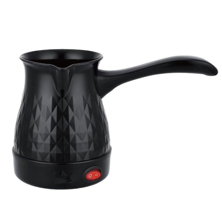 Ibric electric, 600W, 0.5L, inox, negru