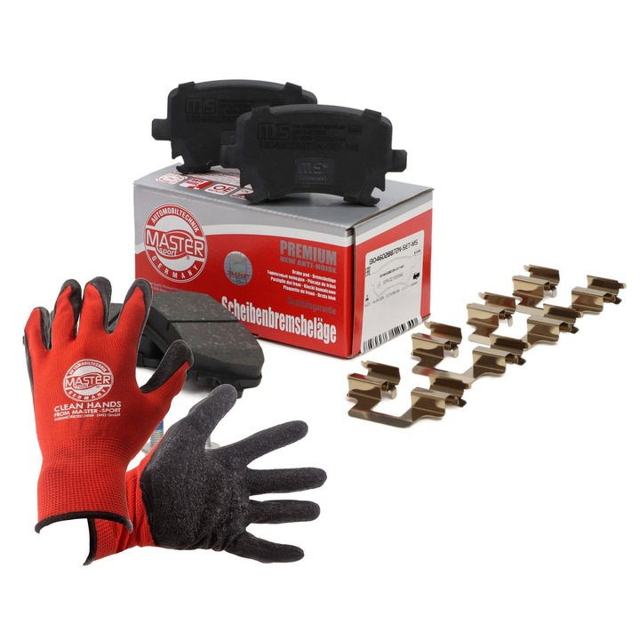 Hátsó fékbetét készlet, Master Sport Germany, 13046028872N-SET-MS