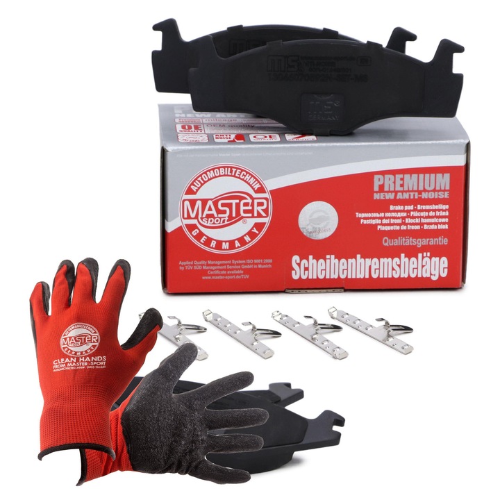 Fékbetét készlet, első, Master Sport Germany, 13046070592N-SET-MS
