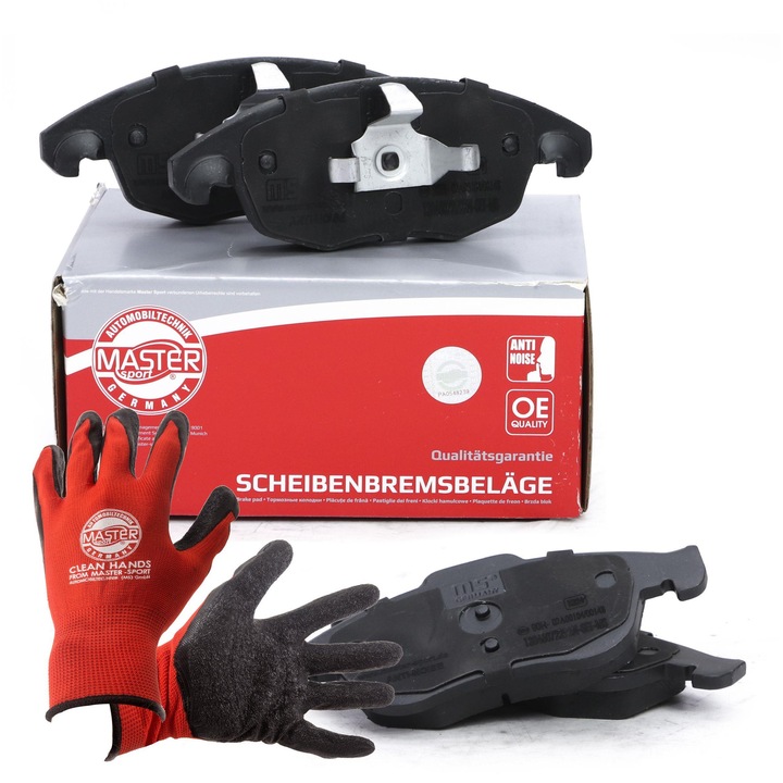 Fékbetét készlet, első, Master Sport Germany, 13046072292N-SET-MS