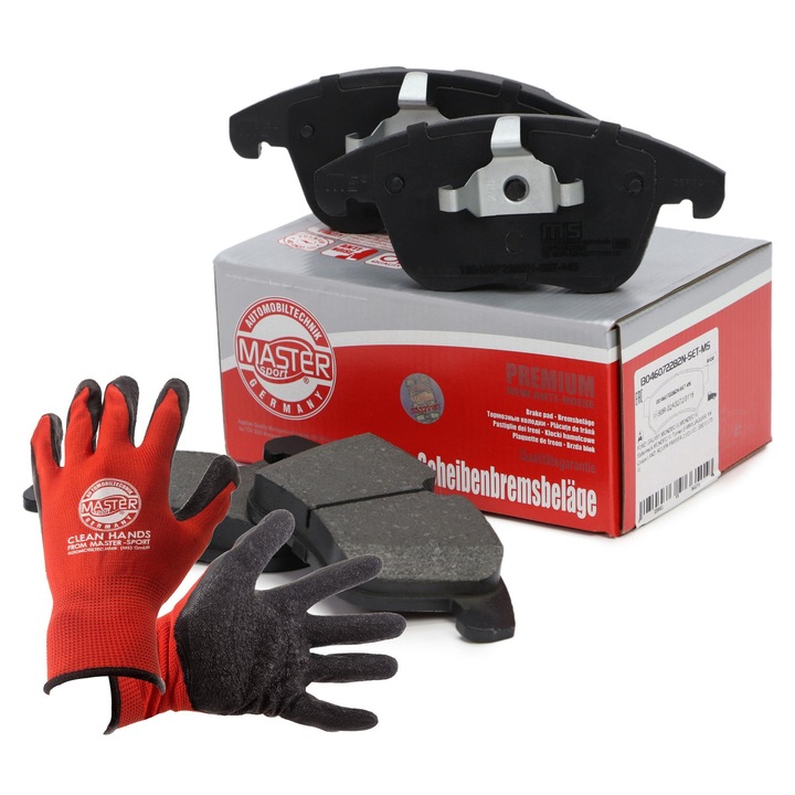 Fékbetét készlet, első, Master Sport Germany, 13046072282N-SET-MS