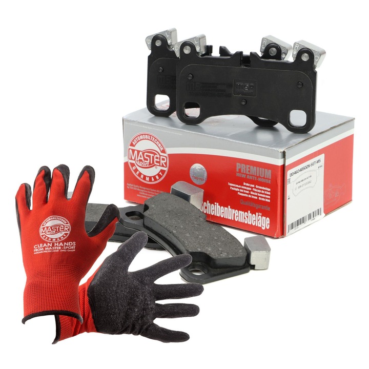 Fékbetét készlet, hátsó, Master Sport Germany, 13046048502N-SET-MS