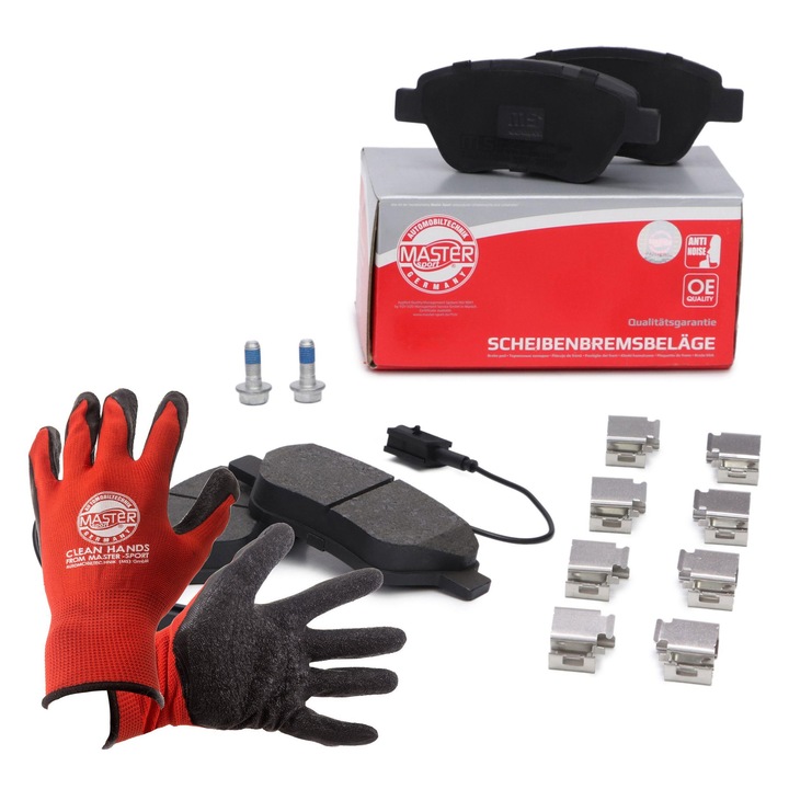 Fékbetét készlet, hátsó, Master Sport Germany, 13046038632N-SET-MS