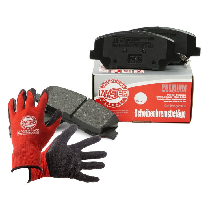Fékbetét készlet első, Master Sport Germany, 13046135822N-SET-MS