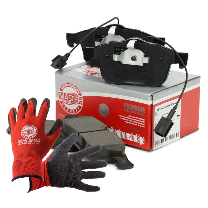 Fékbetét készlet, első, Master Sport Germany, 13046072112N-SET-MS