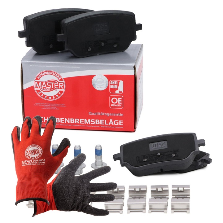 Hátsó fékbetét készlet, Master Sport Germany, 13046038852N-SET-MS