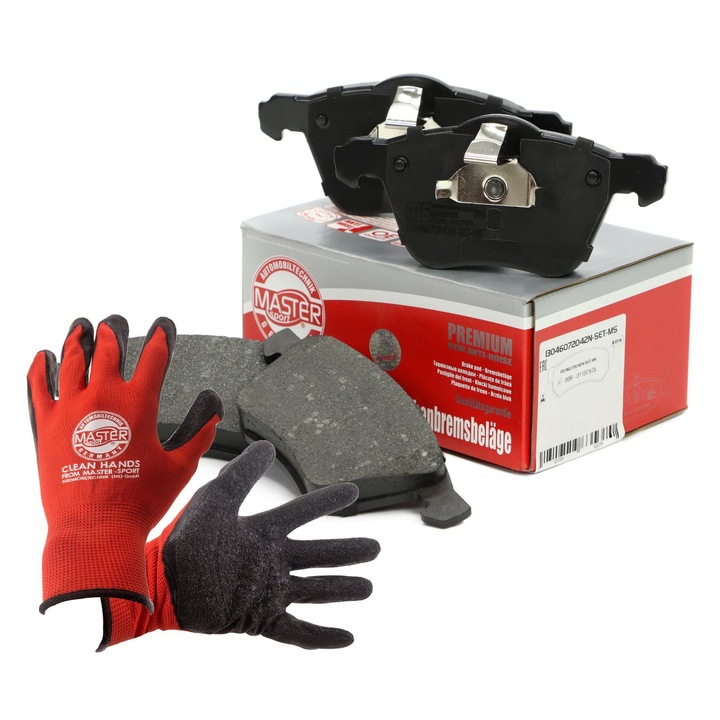 Fékbetét készlet, első, Master Sport Germany, 13046072042N-SET-MS