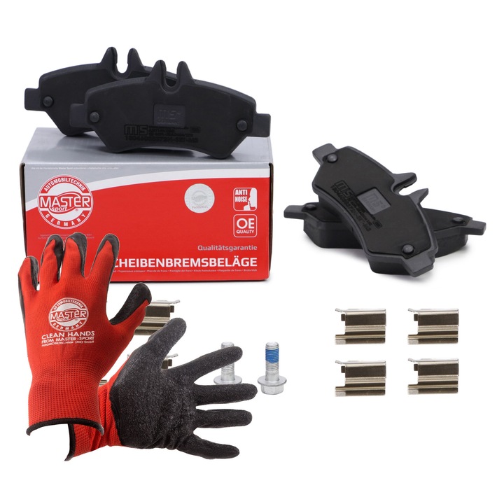 Fékbetét készlet, hátsó, Master Sport Germany, 13046038372N-SET-MS