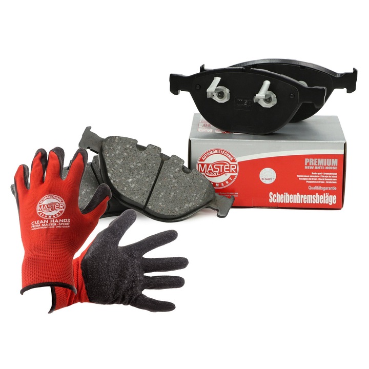 Fékbetét készlet, első, Master Sport Germany, 13046072102N-SET-MS