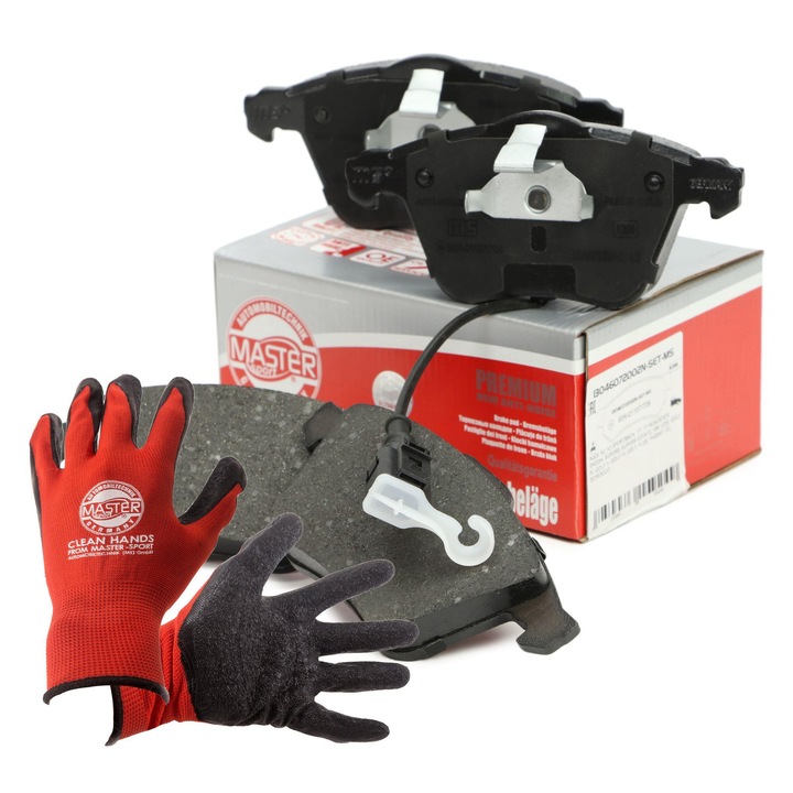 Fékbetét készlet, első, Master Sport Germany, 13046072002N-SET-MS