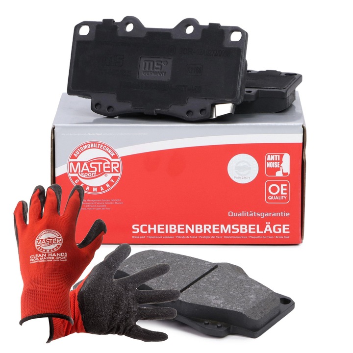 Fékbetét készlet, első, Master Sport Germany, 13046134282N-SET-MS