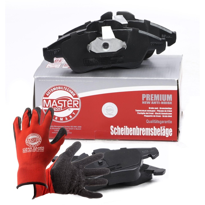 Fékbetét készlet, első, Master Sport Germany, 13046071962N-SET-MS