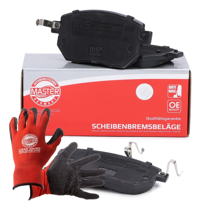 Fékbetét készlet, első, Master Sport Germany, 13046134162N-SET-MS