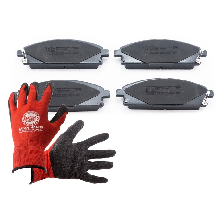 Fékbetét készlet, első, Master Sport Germany, 13046133122N-SET-MS