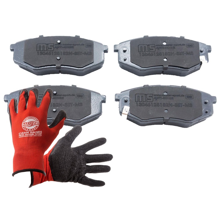 Fékbetét készlet, első, Master Sport Germany, 13046125182N-SET-MS
