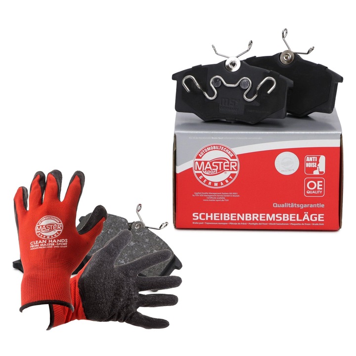 Fékbetét készlet, első, Master Sport Germany, 13046117592N-SET-MS