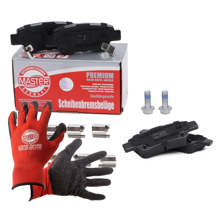 Hátsó fékbetét készlet, Master Sport Germany, 13046057542N-SET-MS
