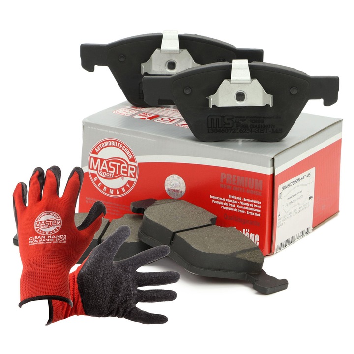 Fékbetét készlet, első, Master Sport Germany, 13046072162N-SET-MS